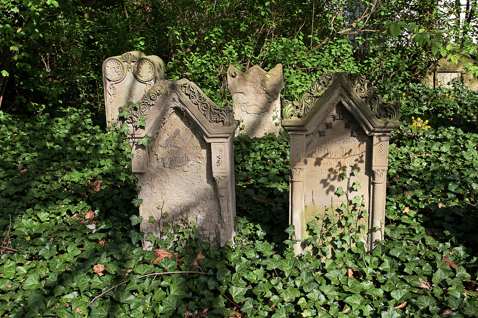 Friedhof Frankenthal juedische Graeber